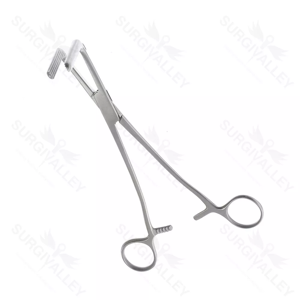 Wertheim Cullen Forceps Right Angle Jaws Longitudinal Serrations