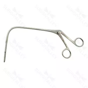 Jurasz Laryngeal Forceps Straight 19 cm Rounger Plastic Surgery Instruments