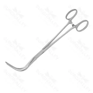 Brock Auricular Clamp Deep Curved 213mm Effective Jaw Thoracic Clamp