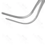 Brock Auricular Clamp Deep Curved 213mm Effective Jaw Thoracic Clamp
