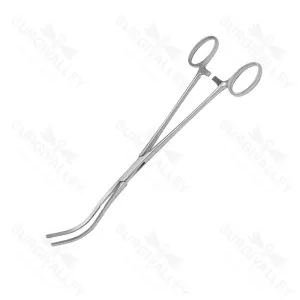 Brock Auricular Clamp Medium Curve 230mm Effective Brock Jaw Surgical Clamp