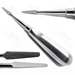 Dental Extraction Cogswell Root Elevators Straight 6.5" Stainless Steel Surgical Instruments