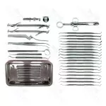 Dental Amalgam & Composite Restorative Tray Setup Stainless Steel Instruments Set Of 30 Pcs