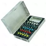 25 Pcs Conical Drill Kit With Stopper Dental Conical Implant Surgical Drill Kit