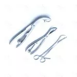 Bone Holding Forceps Clamps Forceps Orthopedic Bone Instruments Set of 3 Pcs