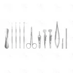 Chalazion Eye Surgery Set Ophthalmic Surgical Instruments CE