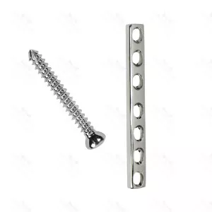 DCP Small Plates 3.5mm 6 - 12 Holes & 3.5mm Cortical Screw 16 - 30mm Lot 88 pcs