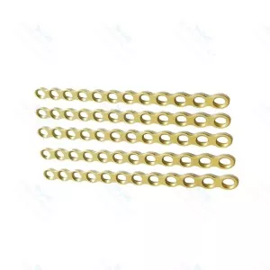 Maxillofacial Adaption Straight plate Mandible products lot of 5 PCS
