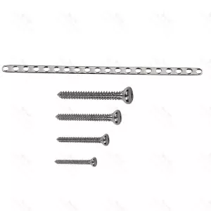 Maxillofacial Titanium Mini Plate 20 Holes With 20 Pcs Screw 2.0 mm