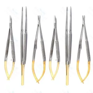 Premium Quality O.R Grade Castroviejo Micro Surgery Ophthalmic Kit 9 Pcs Set