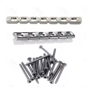 Reconstruction Plate 3.5mm 5 to 12 Holes 100 Pcs Screws 3.5mm
