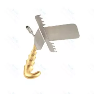 Saldanha Retractor Fiber Optic Small 6CMx12 Plastic Surgery Stainless Steel CE