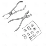 Dental Dentist Basic Rubber Dam Kit Dental Surgical Instruments Set Teeth Care
