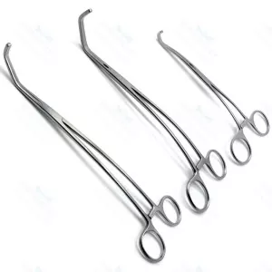 Pcs 3 Surgical Forceps Satinsky Cooley Debakey Veterinary Premium Instruments