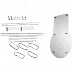 Tuppers Hand Retractor Set of Plastic Surgery Surgical Instruments