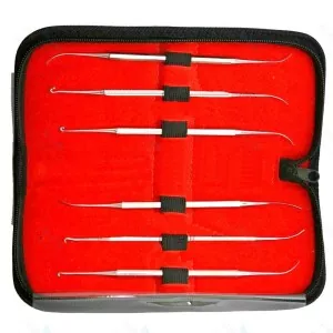 Varady Phlebectomy Extractors And Skin Hooks Plastic Surgery Set of 6