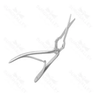 Becker Septum Scissors Double Action Serrated Blades 38mm Tip To Screw 180mm