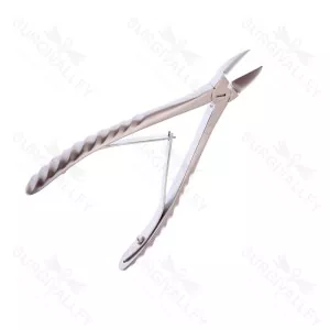 High Quality Stainless Steel Stamm Bone Cutting Ronguer 160mm Angled Flat 22mm Blade