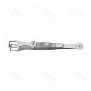 Cottle Columella Clamp W Fixation Screw 11cm Jaws 11 mm