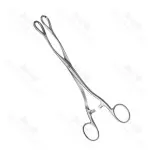 Heywood Smith Tongue Clamp 215mm Serrated Fenestrated Screw Lock With Ratchet