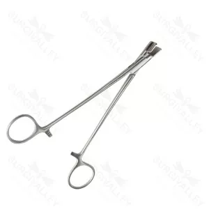 House Gelfoam Press With Ratchet Straight Jaw 12X15 Plate 130mm