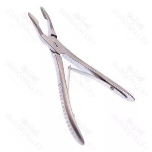 Jansen Bone Rongeur Double Action 185mm Curved Ent Instruments