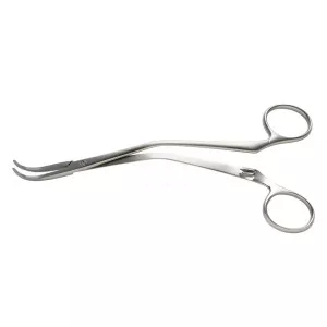 Wilson Tonsil Artery Forceps Cranked Shaft Curved Jaw Screw Joint 190mm