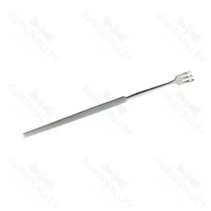 Continental Pattern Hook Retractor 3 Prong Sharp Surgical Hand Held Retractor