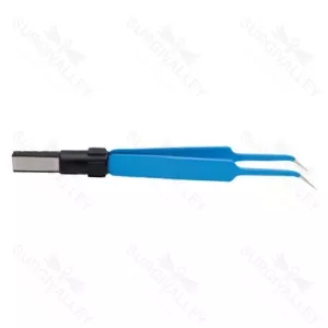 Jeweler # 6 Angled European Bipolar Forceps