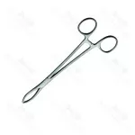 Single Use Disposable Littlewood Uterine Tenaculum Forceps Straight Gyne Forceps