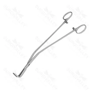 Mcdougal Clamp Angled Right Fully Serrated Stainless Steel
