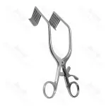 Miskimmon Cerebellar Retractor 200mm 7X7 Prong Angled Sharp Orthopedic Instrument