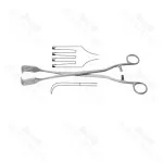 Single Use Disposable Pratt Tenaculum Forceps 4 Prong Gynaecology Forceps