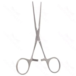 5 1/8″ Debakey Ring Handle Bulldog Clamp – straight straight jaw
