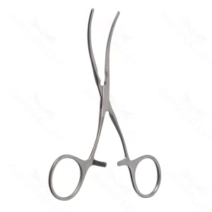 5″ Debakey Ring Handle Bulldog Clamp – “S” cvd jaw