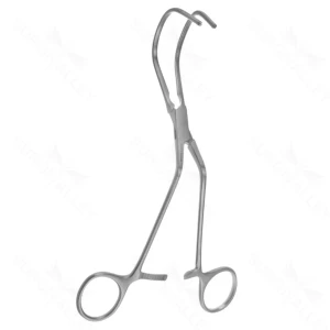 8″ Kay Aortic Anastomosis Clamp – 4.5cm wd 3.2cm dp