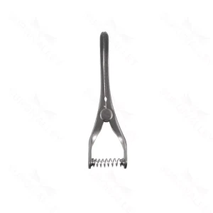 A Bulldog Clamp – titanium – slight curve 5.0cm