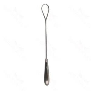 13 3/4″ Recamier Placenta Curette – rigid sharp