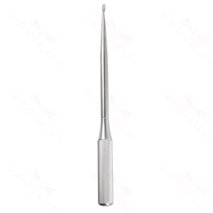 Spinal Fusion Curette – knurl hndl straight 3