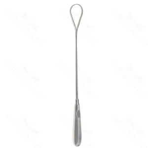 13 3/4″ Recamier Placenta Curette – rigid blunt 35mm