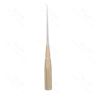 10″ Color Cervical Curette – gold Angled Size 2-0
