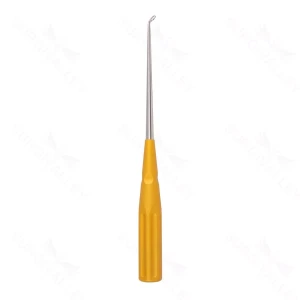 10″ Color Cervical Curette – orange Angled Size 1