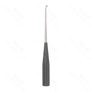 10″ Color Cervical Curette – gray Angled Size 3