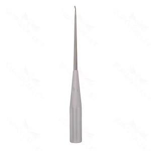 10″ Color Cervical Curette – silver Rev. Angled 5-0