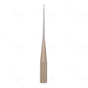 10″ Color Cervical Curette – Gold Rev. Angled 2-0