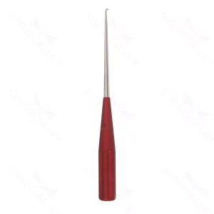 10″ Color Cervical Curette – red Angled 90° Size 6-0