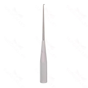 10″ Color Cervical Curette – silver Angled 90° 5-0