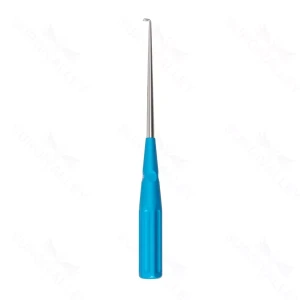 10″ Color Cervical Curette – turq. Angled 90° 3-0