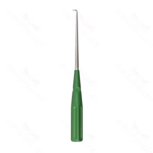 10″ Color Cervical Curette – green Angled 90° 0