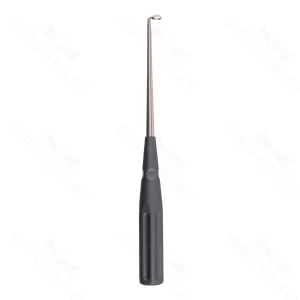 10″ Color Cervical Curette – gray Angled 90° 3